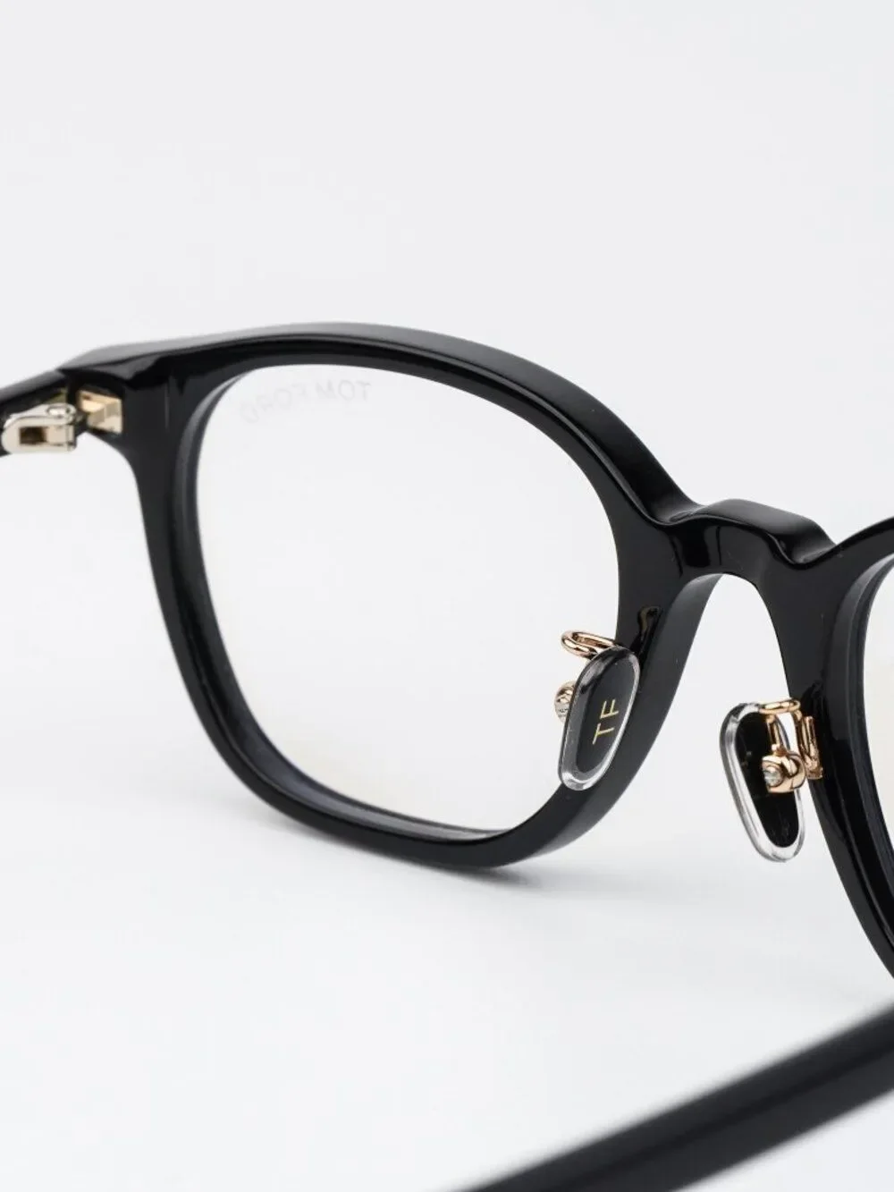 Tom Ford Women Eyeglasses Black Square FT5858-D-B 001 NEW AUTHENTIC